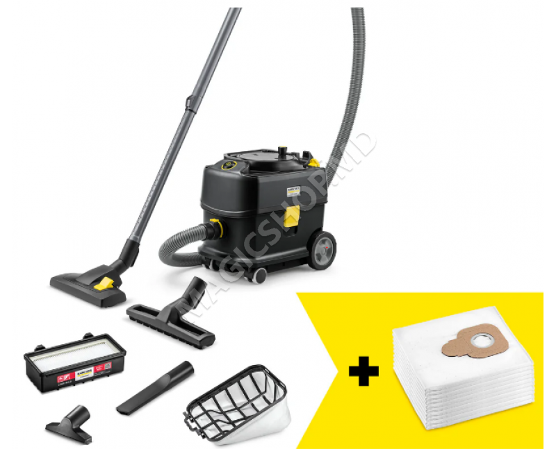 Aspirator uscat T 10/1 Adv HEPA Go!Further